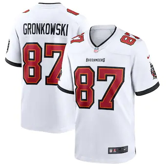 mens nike rob gronkowski white tampa bay buccaneers game je